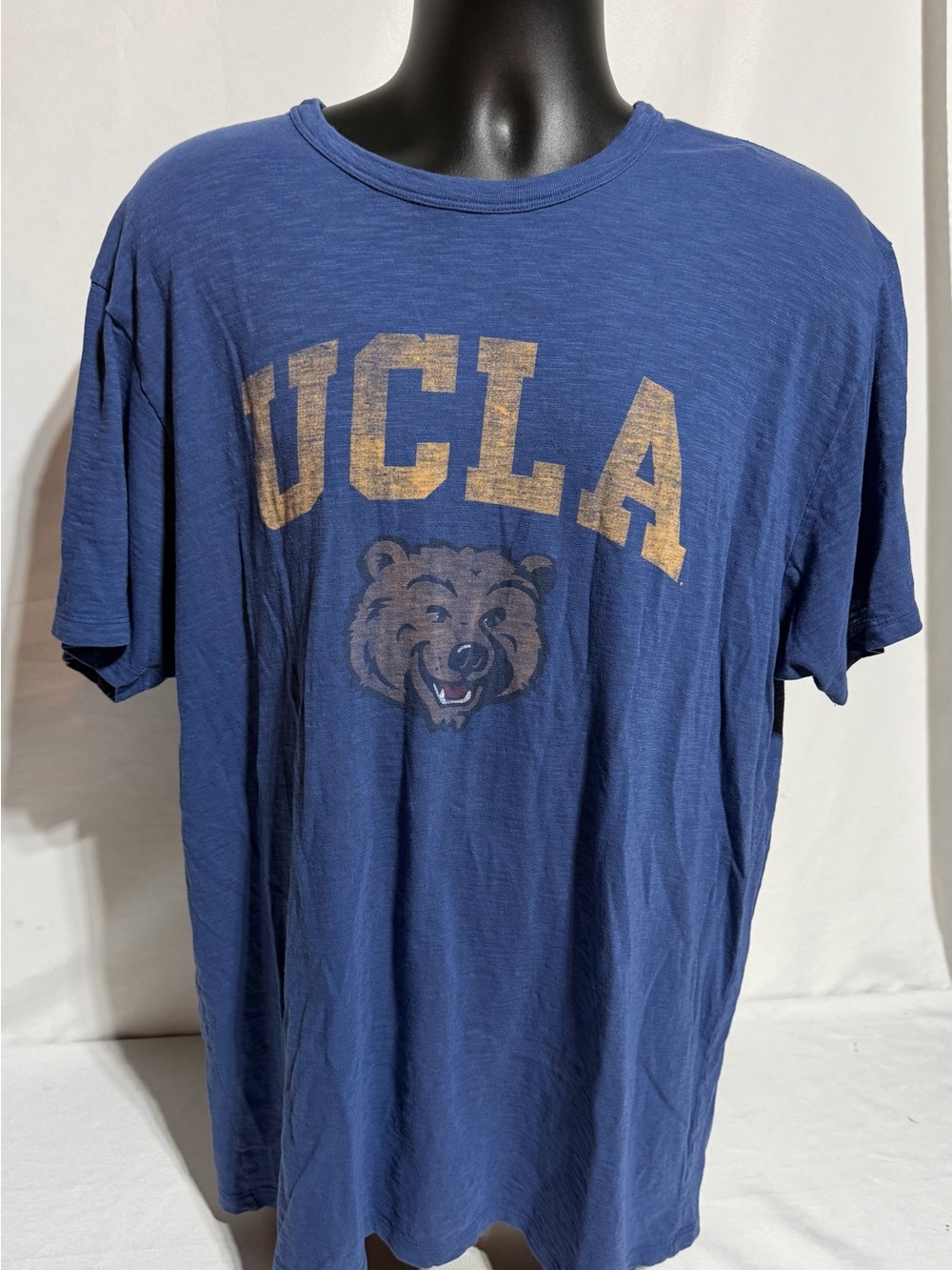 UCLA Bruins Tee '47 Brand Mens XXL Blue Vintage Style Bear Logo